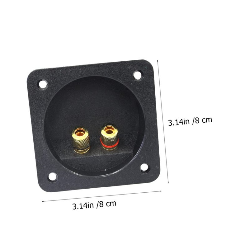 2Pcs Loudspeaker Terminal Connectors Way Speaker Box Connector with Positive Negative Indicators for DIY Speaker and Subwoofer Projects Easy Installation and Optimal - Image 2