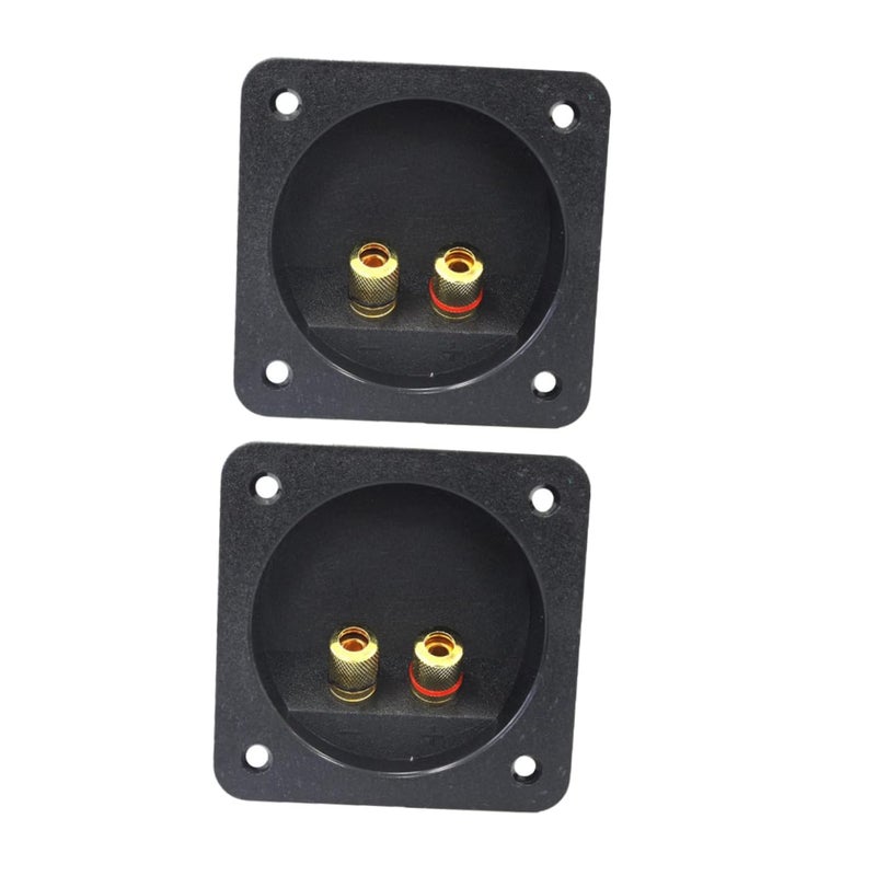 2Pcs Loudspeaker Terminal Connectors Way Speaker Box Connector with Positive Negative Indicators for DIY Speaker and Subwoofer Projects Easy Installation and Optimal - Image 1