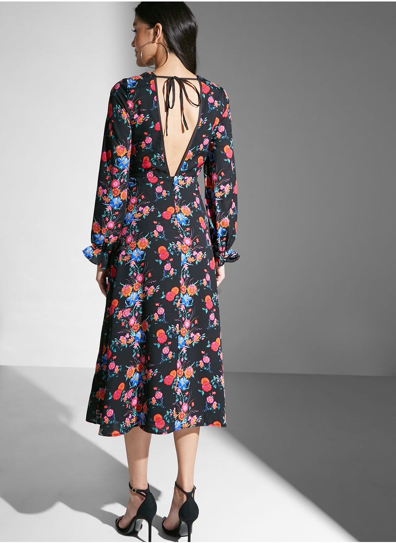 Chi-Chi London - Floral Printed Dress - Image 1