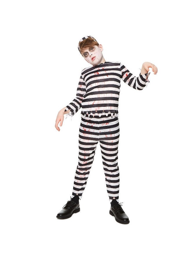 Party Magic Zombie Prisoner Boy Costume - M 