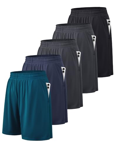 BALENNZ Athletic Shorts for Men with Pockets and Elastic Waistband Quick Dry Activewear - Image 1