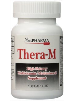 مكمل غذائي متعدد الفيتامينات والمعادن من Plus Pharma Thera-M، 130 قرصًا
