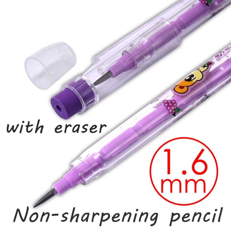 FOSKA Non-sharpening Pencil with 11pcs Refill & Eraser - Image 5