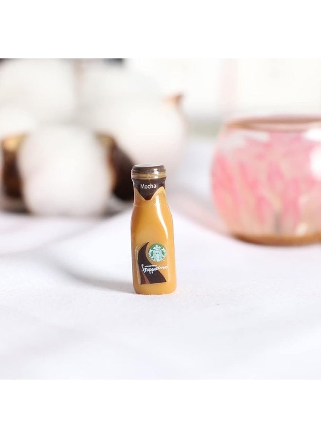 SXFSE Dollhouse Decoration Accessories, 1:12 Dollhouse Ornament 5 Pcs Mini Bottled Coffee Drink Set - Image 2