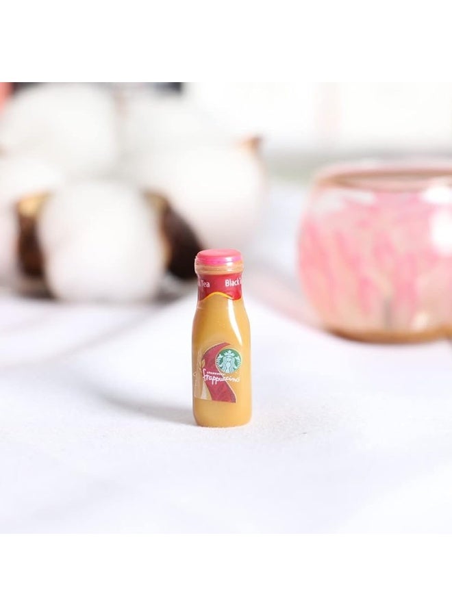 SXFSE Dollhouse Decoration Accessories, 1:12 Dollhouse Ornament 5 Pcs Mini Bottled Coffee Drink Set - Image 4
