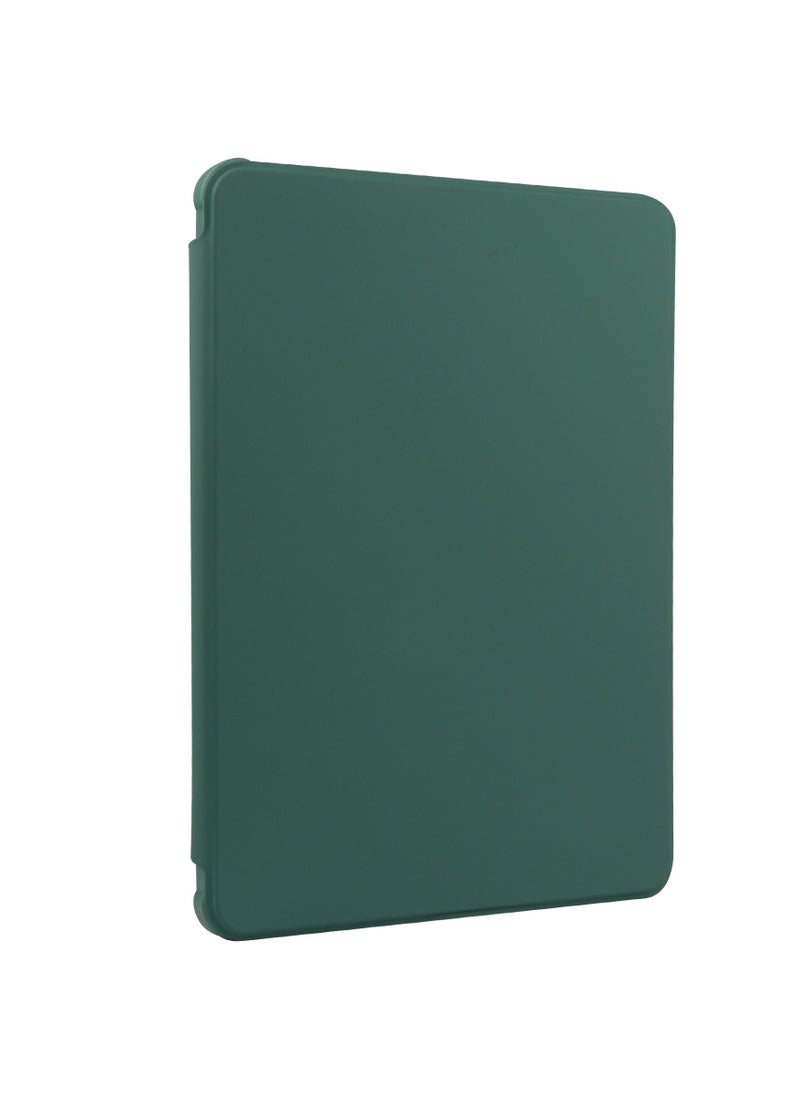 Rotating Case Compatible with Xiaomi Pad 7 / Pad 7 Pro, 360 Degree Rotating Stand Cover, Multi-Angle Viewing Folio Cover with Pencil Green