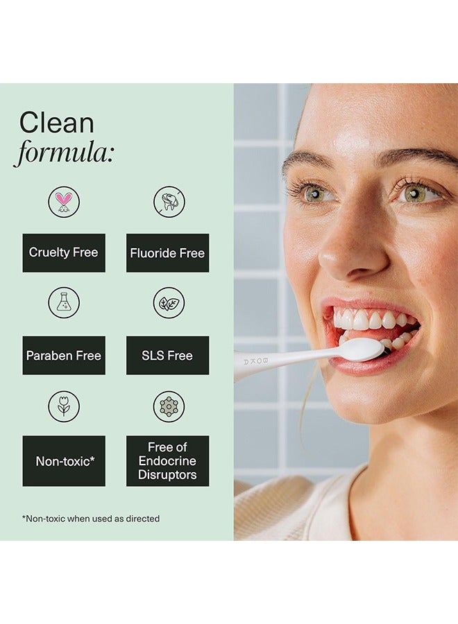 BOKA Fluoride Free Toothpaste, Nano Hydroxyapatite, For Teeth Whitening And Remineralizing, Sensitive Teeth, Dentist Recommended For Adult, Kids, Natural Peppermint Flavor Ela Mint, 4OZ - Image 4