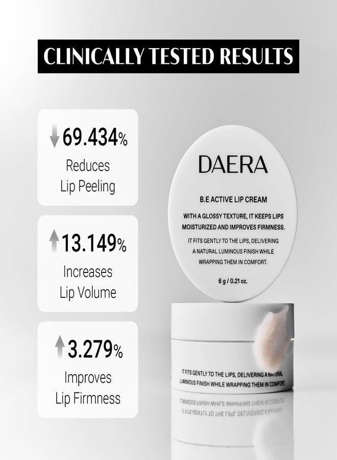 Daera B.E Active Lip Cream 6g, Hydrating, Moisturizing and Plumping Korean Overnight Sleeping Mask for Dry Lips, Glossy Finish, Natural Ingredients, Non-Irritating, Gentle for Sensitive Skin - Image 5