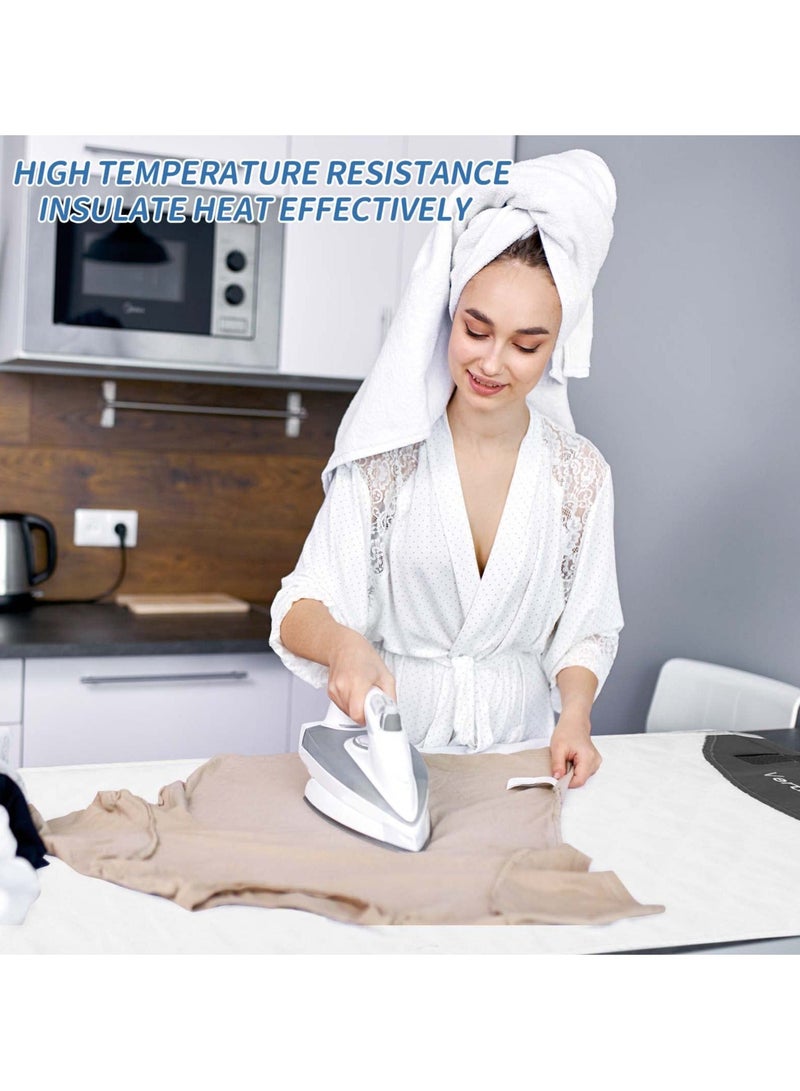 Over The Door Vertical Steam Board Press Pad, Helps Protect Surfaces While Garment Steaming, Heat Resistant Clothing Care Steam Pad for Handheld Steamer - Image 5