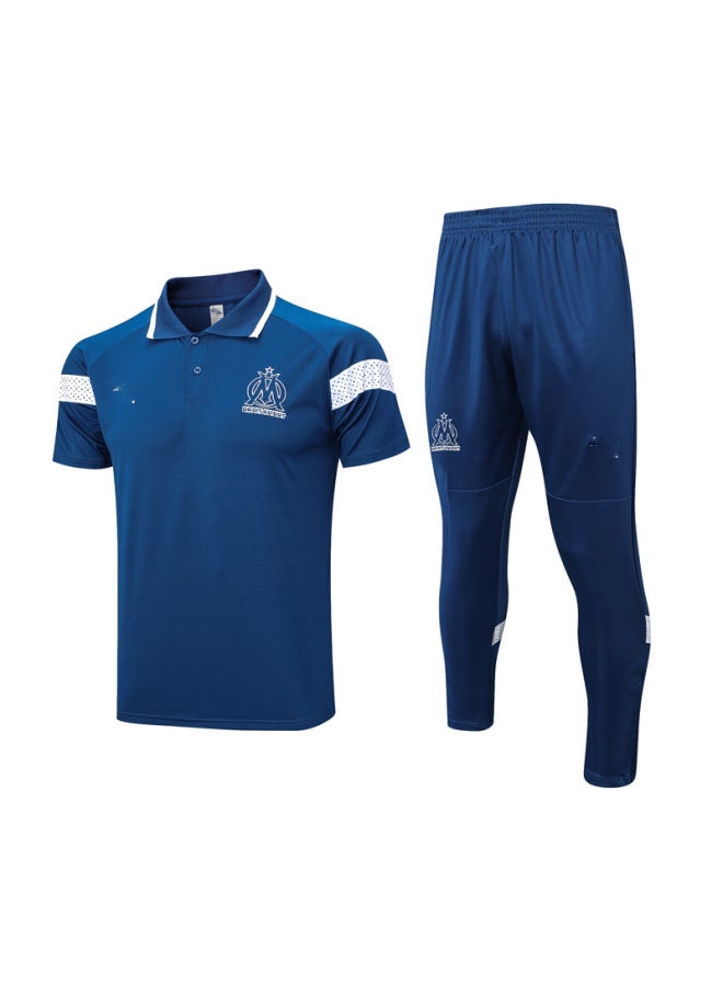 Marseille Short Sleeve Football Jersey - Image 1
