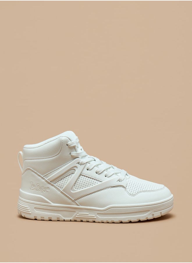 Lee Cooper - حذاء رياضي نسائي Montone عالي القطع مع رباط للإغلاق - Image 1