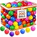 Play22 200 Ball Pit Balls for Toddlers with Storage Bag 7 Bright Colors Great Play Toys for Tents Pools and Party - Image 3