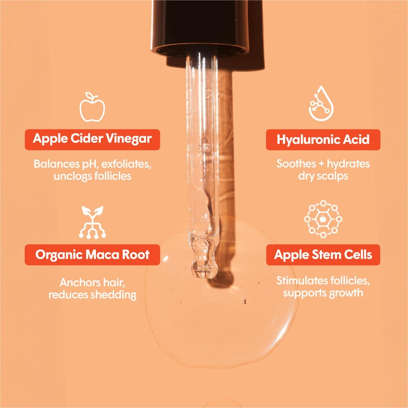 dpHUE ACV Daily Scalp Serum - 1.7 fl oz - Helps Soothe Dry Scalps & Activate Healthy Hair Growth - Formulated with Hyaluronic Acid - Image 2