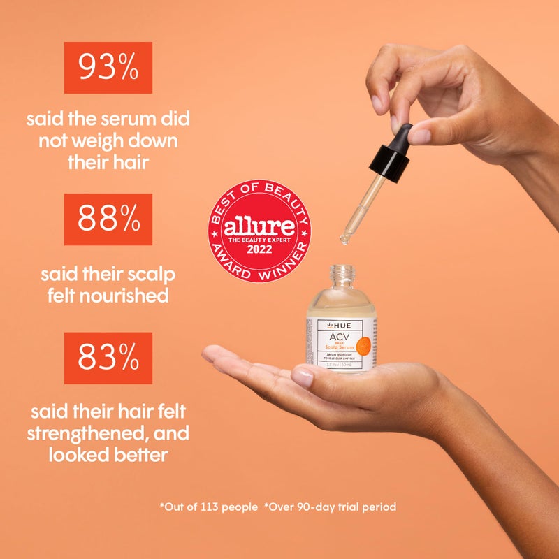 dpHUE ACV Daily Scalp Serum - 1.7 fl oz - Helps Soothe Dry Scalps & Activate Healthy Hair Growth - Formulated with Hyaluronic Acid - Image 4