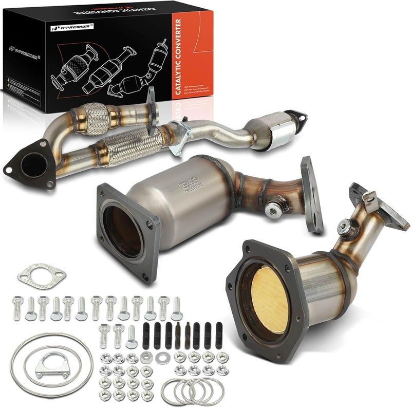 A-Premium 3-PC Catalytic Converter Kit for Nissan Altima - Image 1