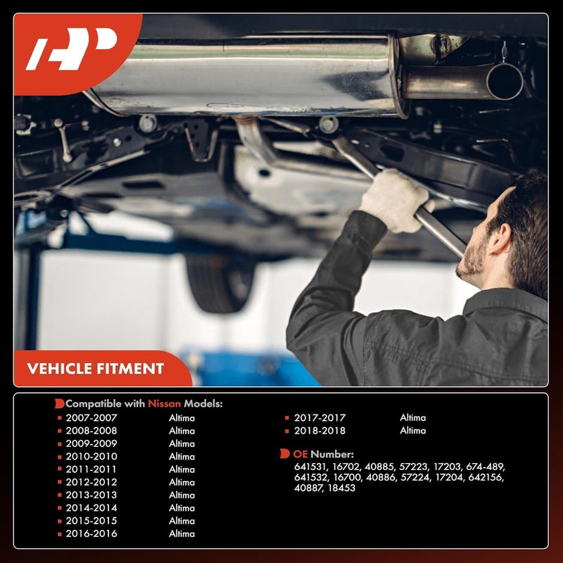 A-Premium 3-PC Catalytic Converter Kit for Nissan Altima - Image 2