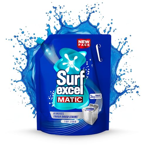 Surf Excel Matic Top Load Liquid Detergent 3kg Refill ||Specially Designed To Remove Tough Dried Stains, 1st time In Washing Machine - Image 2