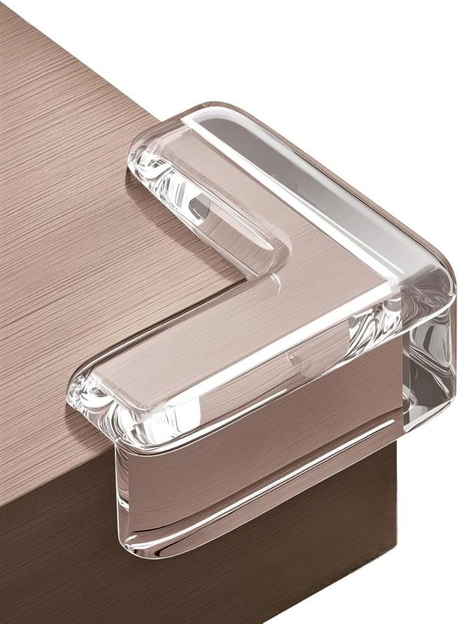 AIMERS 10 Pack Baby Proofing Corner Guards Clear & Transparent Furniture Edge Protectors, Impact Absorbent Bumper Cushions for Sharp Corners, Table & Cabinet Corner Protectors, Child Safety Corner - Image 1