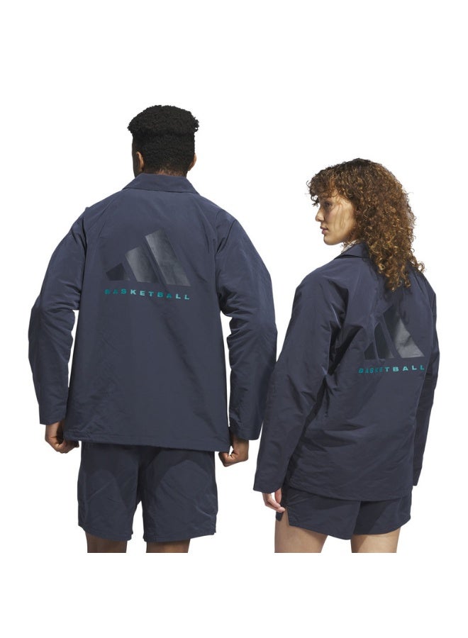 adidas Basketball Coach Jacket (Gender Neutral) - Image 2