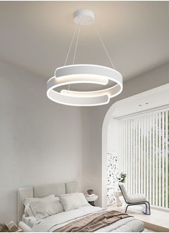 fashionhome Modern LED Acrylic Pendant Light Luster LED Rings Chandeliers Dining Table Suspension Luminaire Metal Living Room Bedroom Office Hanging Lamp Décor  - Image 2