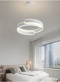 fashionhome Modern LED Acrylic Pendant Light Luster LED Rings Chandeliers Dining Table Suspension Luminaire Metal Living Room Bedroom Office Hanging Lamp Décor  - Image 3