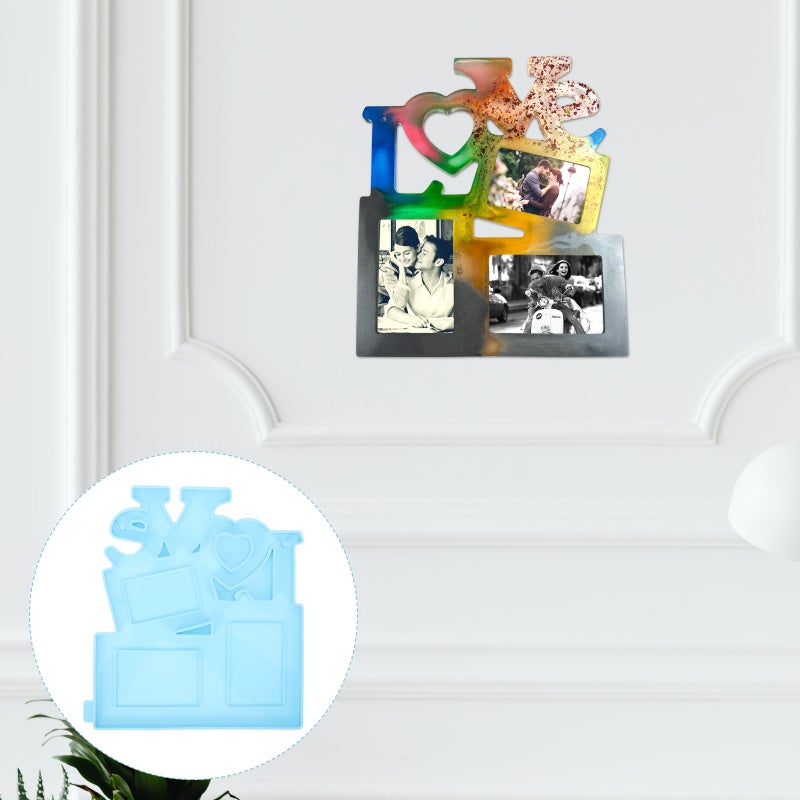 Valentine's Day Photo Frame DIY Photo Frame Mold Desktop Mold - Image 4