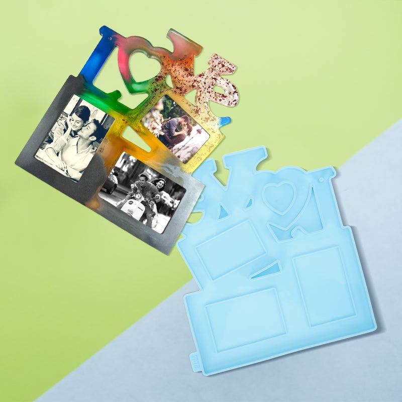 Valentine's Day Photo Frame DIY Photo Frame Mold Desktop Mold - Image 5