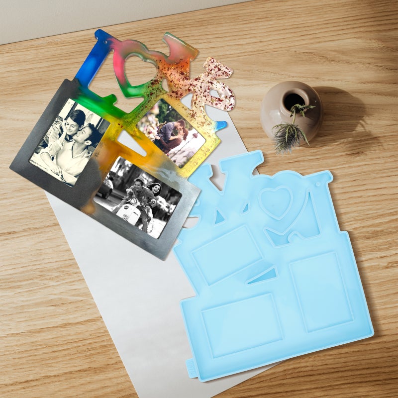 Valentine's Day Photo Frame DIY Photo Frame Mold Desktop Mold - Image 1