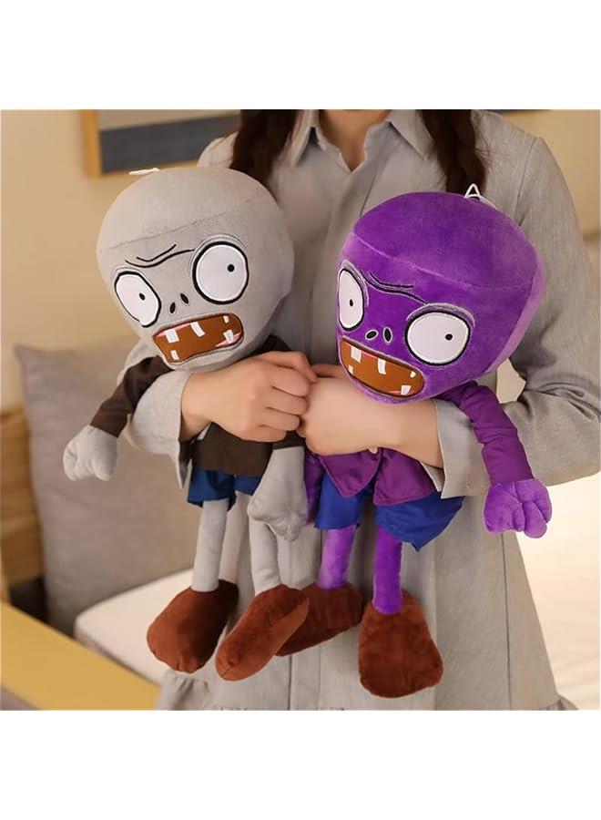 Blover PVZ Plush Figures Set - Zombie Plant Plush Toy, 50pcs Stickers Included