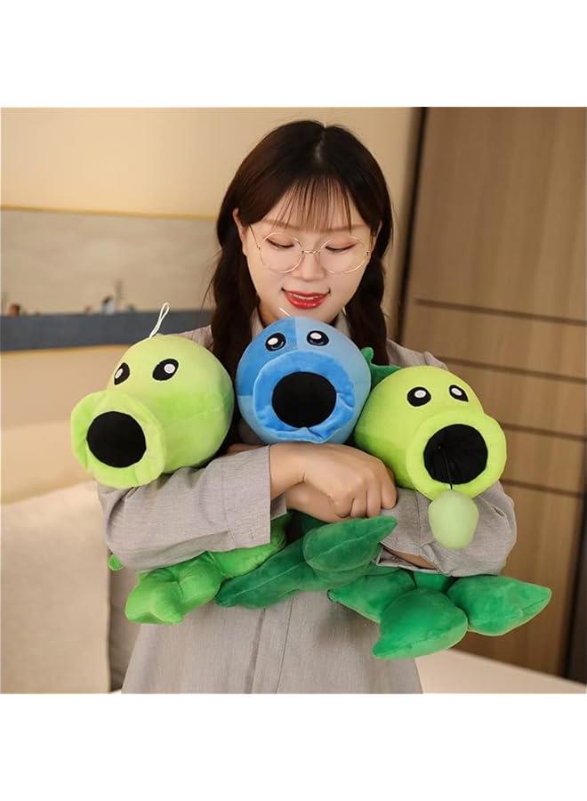 Blover PVZ Plush Figures Set - Zombie Plant Plush Toy, 50pcs Stickers Included