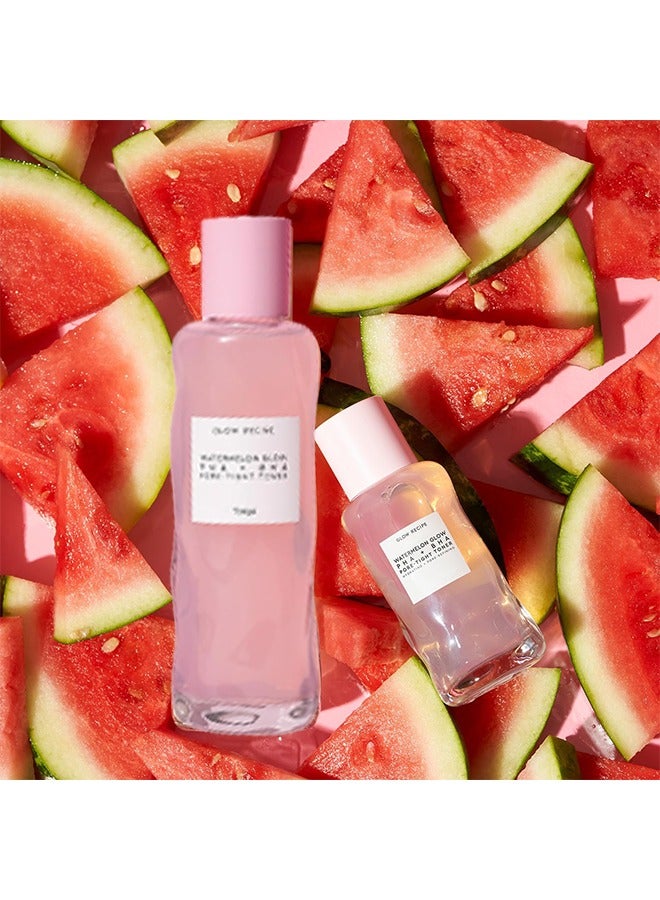 GLOW RECIPE Watermelon Glow PHA + BHA Pore-Tight Toner - Face Toner -  Pore Minimizer & Gentle Facial Exfoliator for Tightening, Hydrating & Exfoliating - Glycerin, Watermelon & Cactus Water, 150ml - Image 5