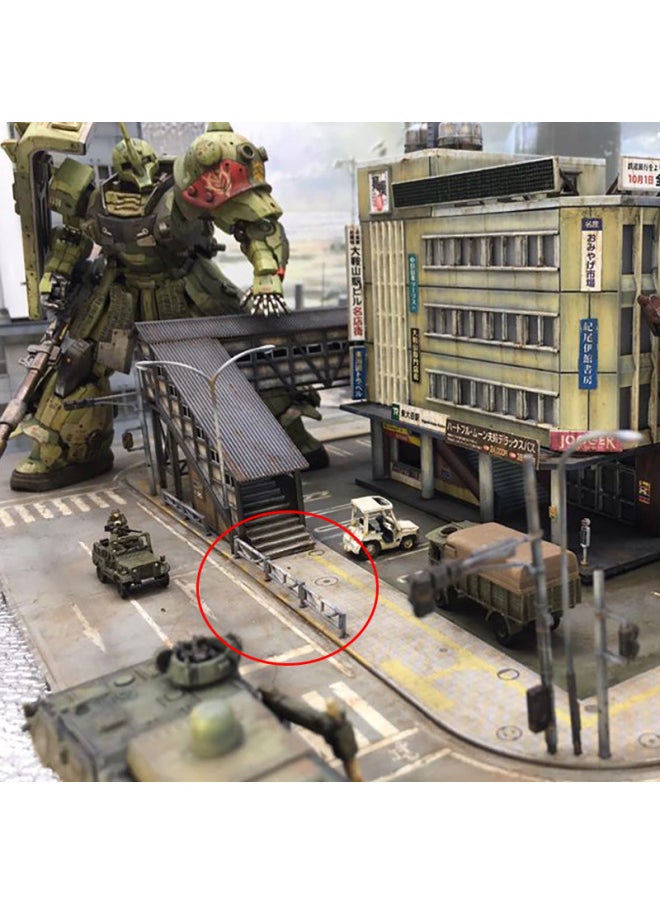 Generic - MG Gundam Scene Model Sand Table Scene Platform Building Landscape 1:100 Modern Highway Road Railing Barricade-Color:CJ3016A - Image 1