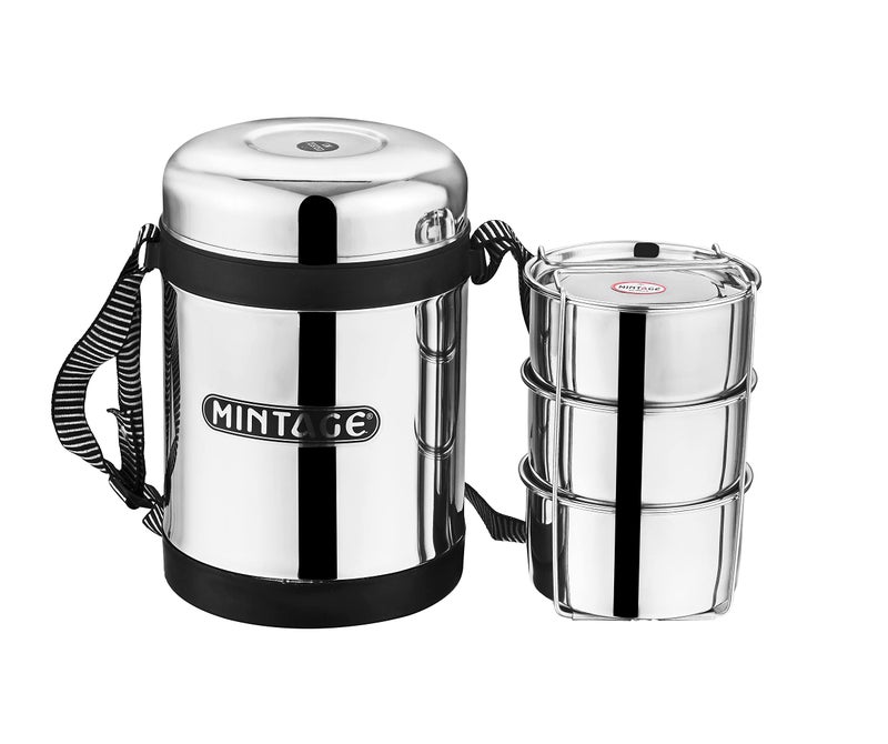 Mintage Stainless Steel Lunch Box GLOBUS 35+Years of Innovation and Quality (Lunch Box Globus, Lunch Box 3c) - Image 5