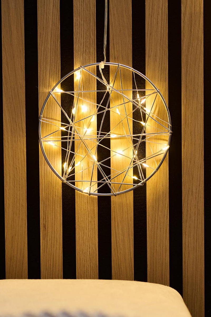 Tchibo Small Led Circle, Silver - Image 1