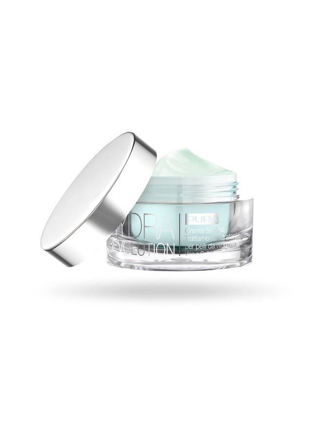 PUPA - Milano Hydra Revolution Silky Face Cream Moisturizing - Offers Intense, Continuous Hydration - Maintain Firming And Balancing Results Over Time - Enriched With All-Natural Amino Acids - 1.69 Oz - Image 1