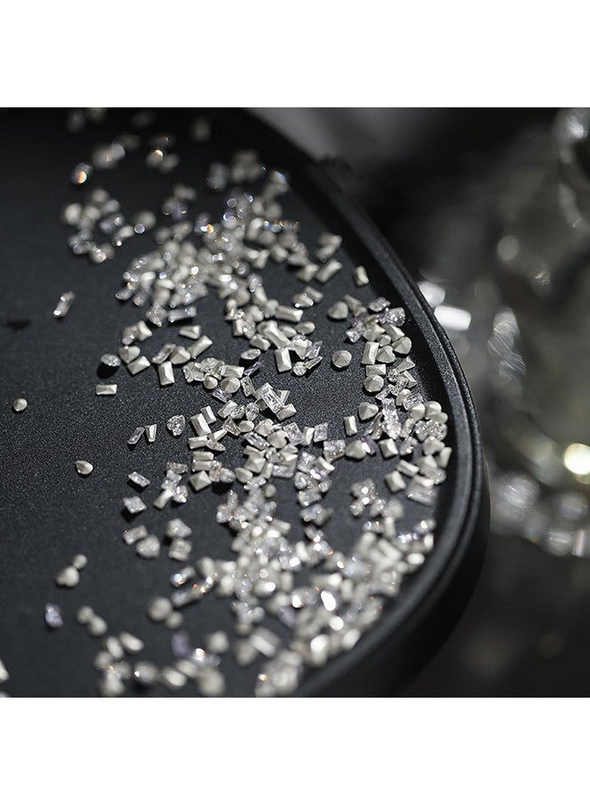 SILPECWEE Shiny Zircon Rhinestones For Nails 2-3Mm Mini Nail Rhinestones Diamonds 3D Pointed Bottom Nail Crystals Nail Gems And Charms For Nails Design Nail Decorations For Craft Nail Supplies - Image 2
