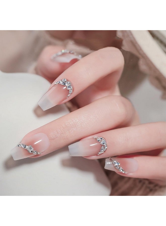 SILPECWEE Shiny Zircon Rhinestones For Nails 2-3Mm Mini Nail Rhinestones Diamonds 3D Pointed Bottom Nail Crystals Nail Gems And Charms For Nails Design Nail Decorations For Craft Nail Supplies - Image 4