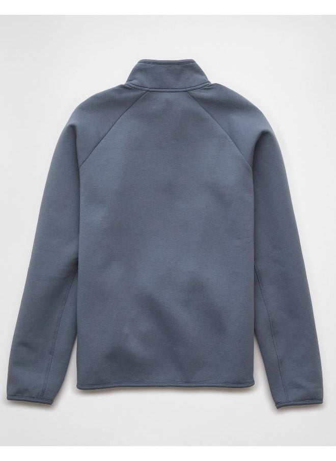 American Eagle - AE 24/7 Tech Fleece Quarter-Zip Sweatshirt - Image 1