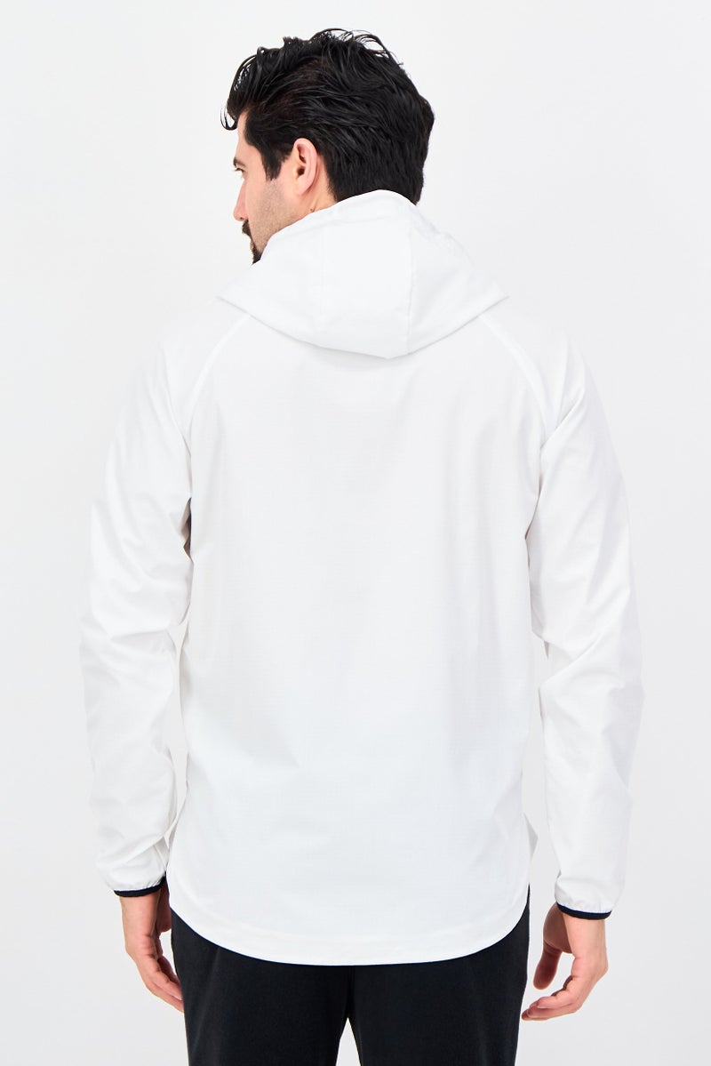 UNDER ARMOUR Men Loose Fit Long Sleeve Training Jacket, White - Image 3
