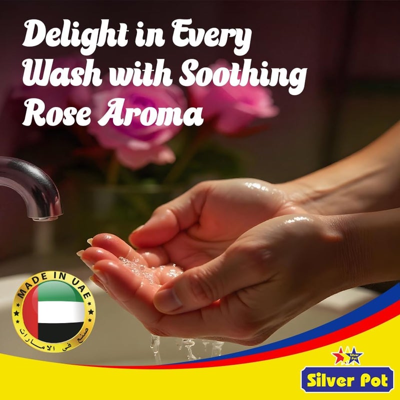 Silver Pot Fresh Aura Rose Hand Wash - 5L - Image 2