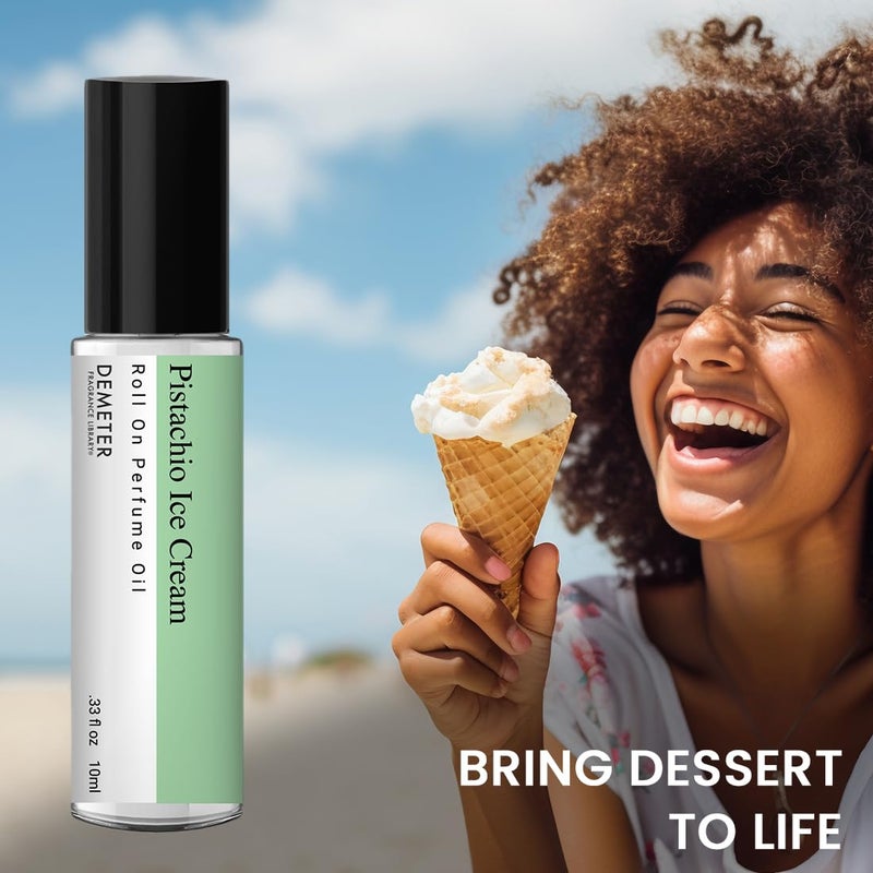 DEMETER Pistachio Ice Cream Perfume Oil Roll on - 0.33 oz. - Image 4