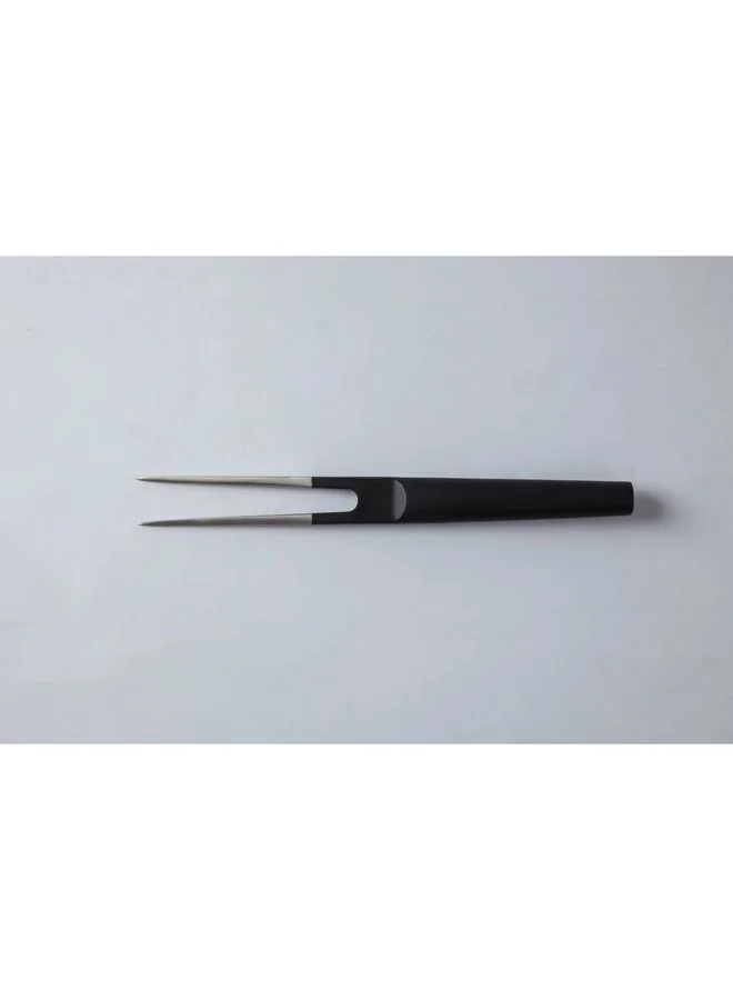 Berghoff Kuro Essentials Titanium PVD Coating Stainless Steel Carving Fork Black and Silver 17 cm 1309193