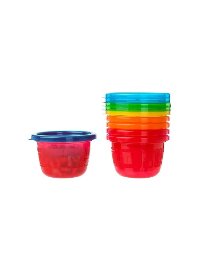 The First Years Take & Toss Spill Proof Party Pack - Rainbow Party Pack - Toddler Straw Cups, Kids Bowls, and Snack Cups - Ages 18 Months and Up - 30 Count - Image 3