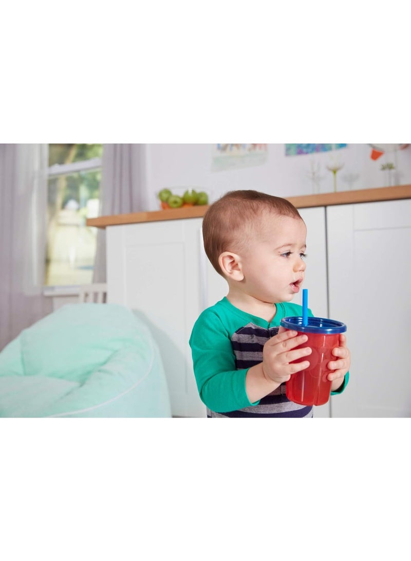 The First Years Take & Toss Spill Proof Party Pack - Rainbow Party Pack - Toddler Straw Cups, Kids Bowls, and Snack Cups - Ages 18 Months and Up - 30 Count - Image 4