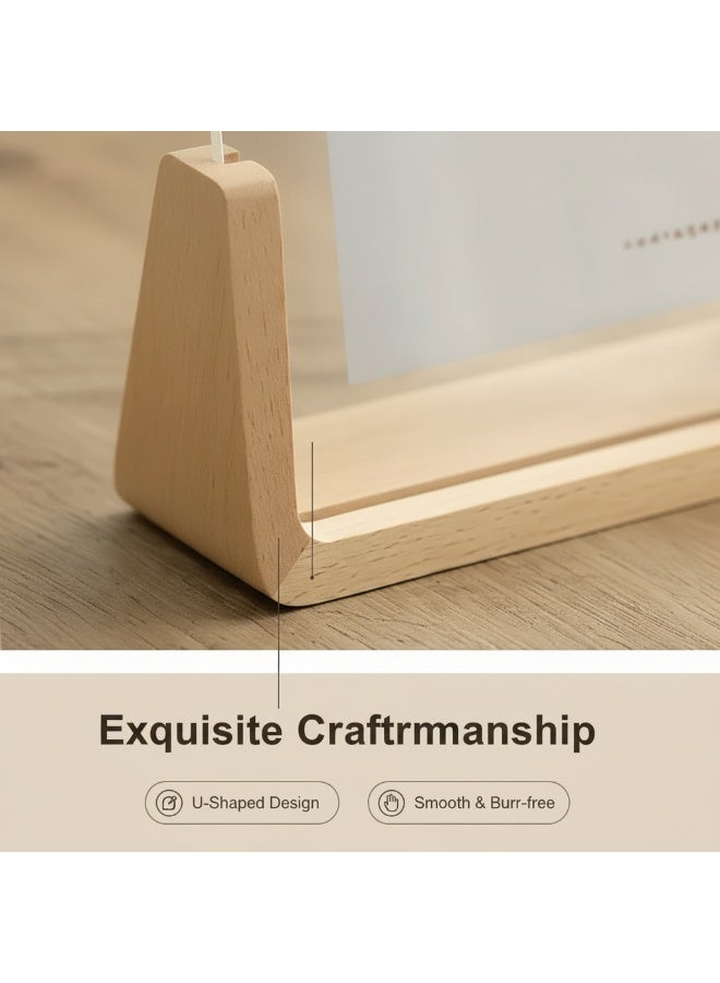 إطارات صور خشبية – مجموعة 2 قطع، قاعدة خشبية صلبة، غطاء أكريليكي عالي الدقة - Image 4