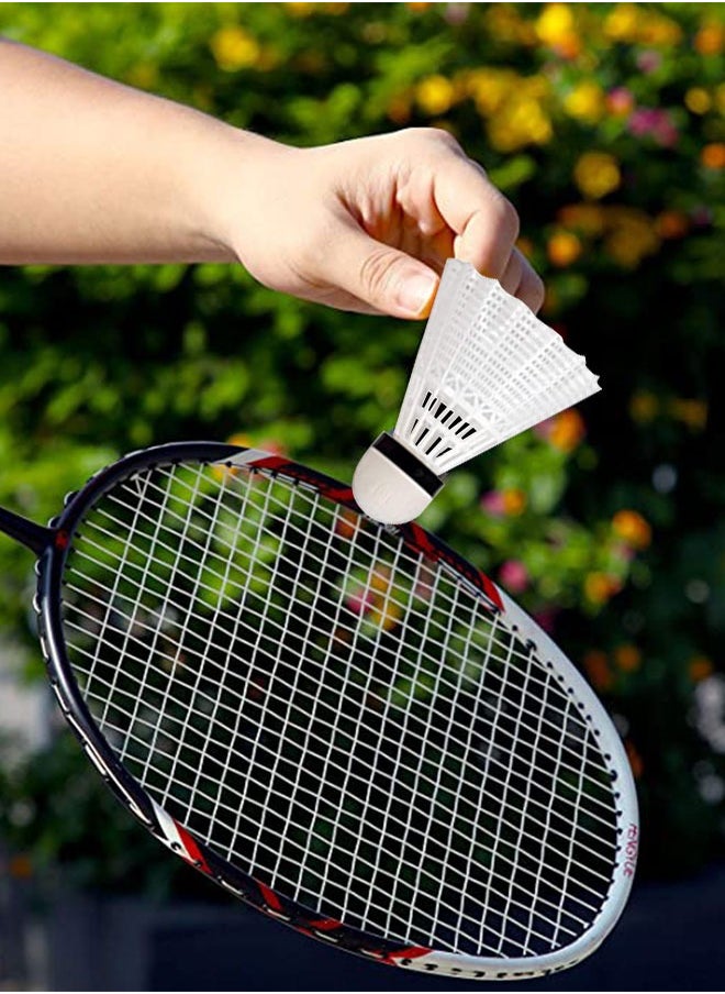 GROIC 12 Pcs Plastic Badminton Shuttlecocks with Great Stability and Durability Badminton Birdie Balls Indoor Outdoor Sport Training Badminton Ball  - Image 2