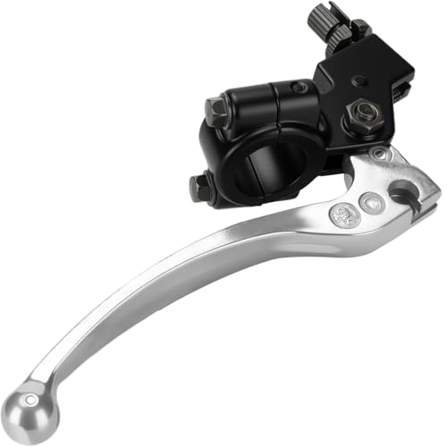 Slother 78 22mm Left Silver Clutch Brake Lever Perch Fits Honda XR50 XR70 CRF50 CRF70 CRF80 Coleman CT100U CT200U YZ80 YZ85 KX65 Mini Dirt Pit Bike 55HP 65HP 98cc 196cc Baja Parts - Image 5