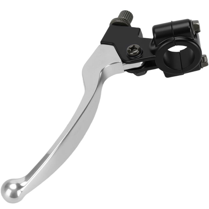 Slother 78 22mm Left Silver Clutch Brake Lever Perch Fits Honda XR50 XR70 CRF50 CRF70 CRF80 Coleman CT100U CT200U YZ80 YZ85 KX65 Mini Dirt Pit Bike 55HP 65HP 98cc 196cc Baja Parts - Image 2