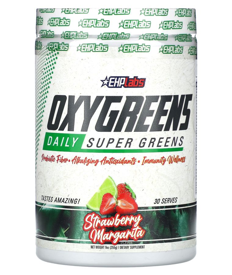 EHPLabs OxyGreens Daily Super Greens Strawberry Margarita  9 oz (255 g)