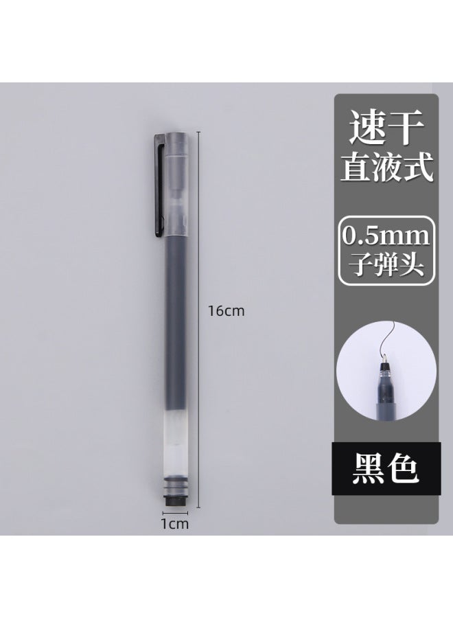 HELPS Large Capacity Giant Can Write Gel Pen Carbon 0.5mm Bullet Smooth Water Pen Signature Brush Pen Stationery - Image 1